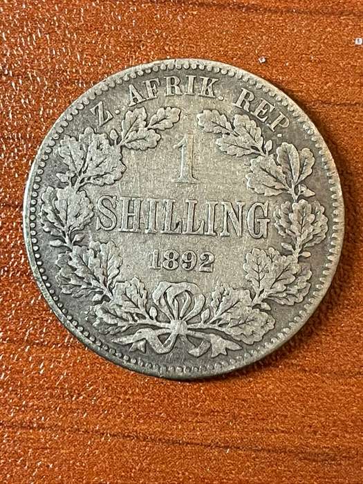 1892 *** Shilling *** ZAR filler coin worn coin