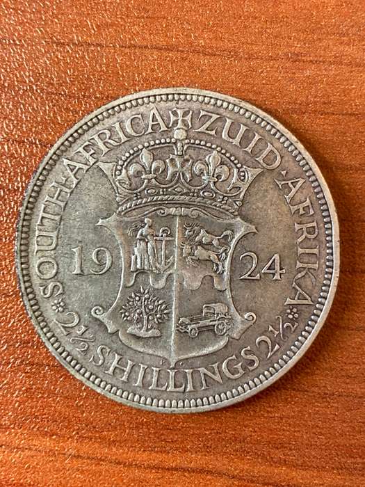 1924 *** 2 1/2 Shilling *** VF details