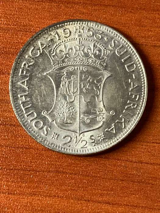 1953 *** 2 1/2 Shilling *** Very decent condition minimum au