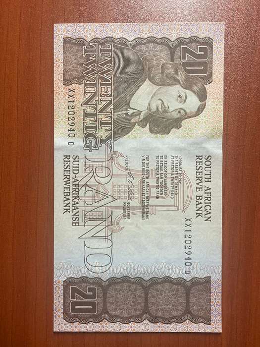 Stal *** R20 Replacement note *** 1990 first issue *** Top note XX prefix