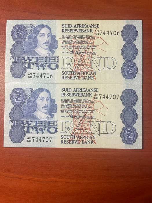 De Jongh *** R2 *** 1978 fourth issue *** 2 consecutive notes