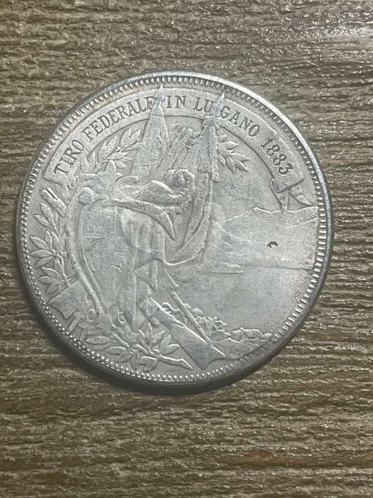 1883 *** 5 fr *** Imitation Crown not silver