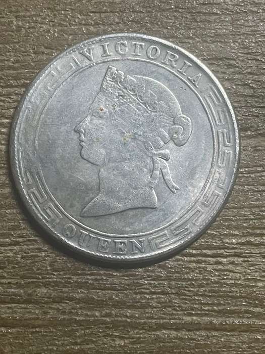 1887 *** Hong Kong $1 *** Imitation Crown not silver