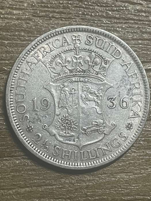 1936 *** 2 1/2 Shilling *** vf collectable