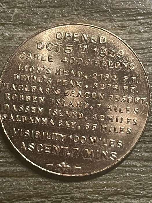 1929 *** Table Mountian opening  *** Uncirculated