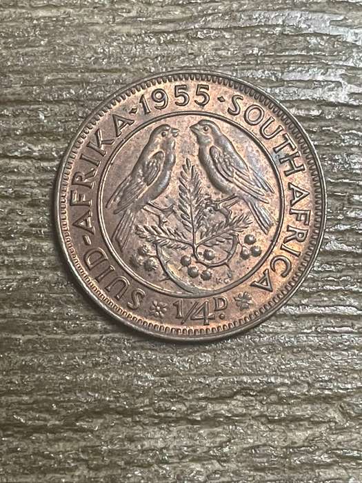 1955 *** 1/4P *** Definite unc, bought as such from a dealer