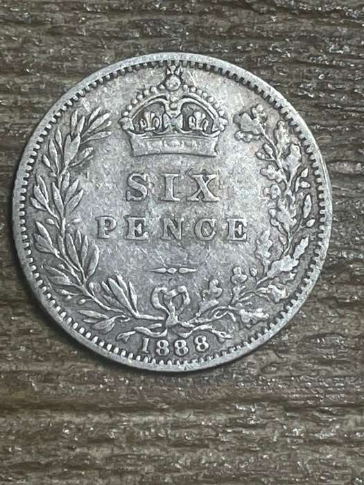 1888 *** British 6P *** highly collectable