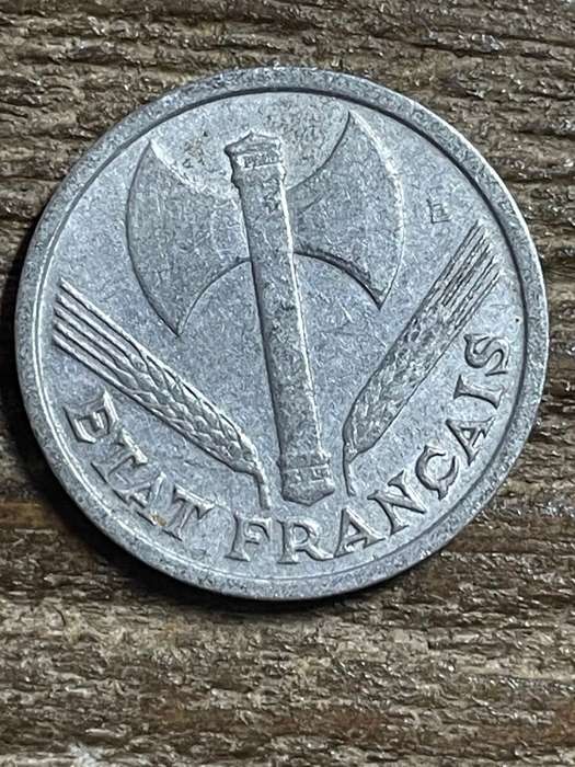 1942 *** French 1 Franc *** Aluminium coin