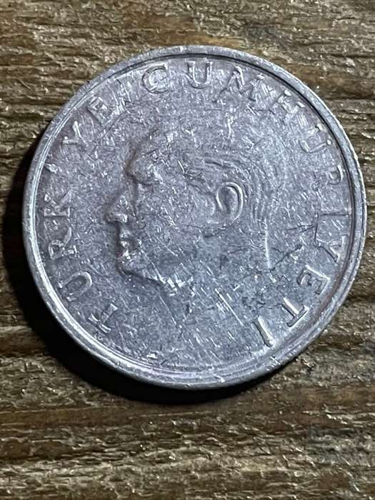 1988 *** turkey 25 lira *** super aluminium coin