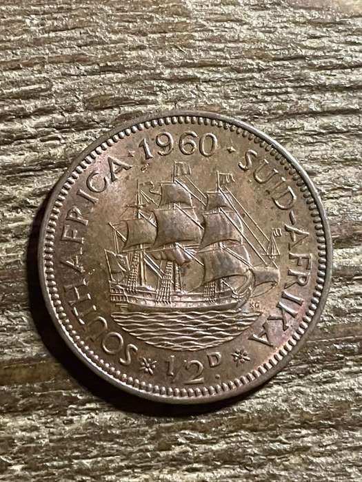 1960 *** 1/2 Penny *** Unc dealer stock