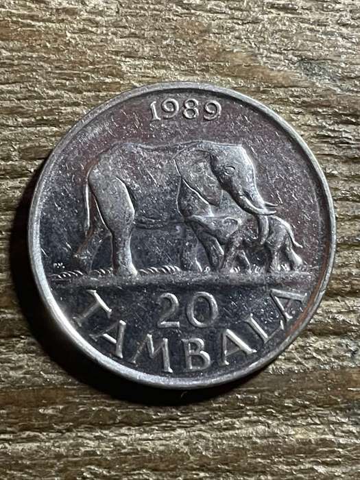 1989 *** Malawi 20 Tambala *** au, great details