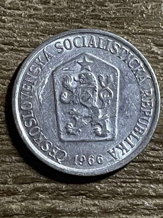 1966 *** Czech 10 Hellers *** Aluminium coin