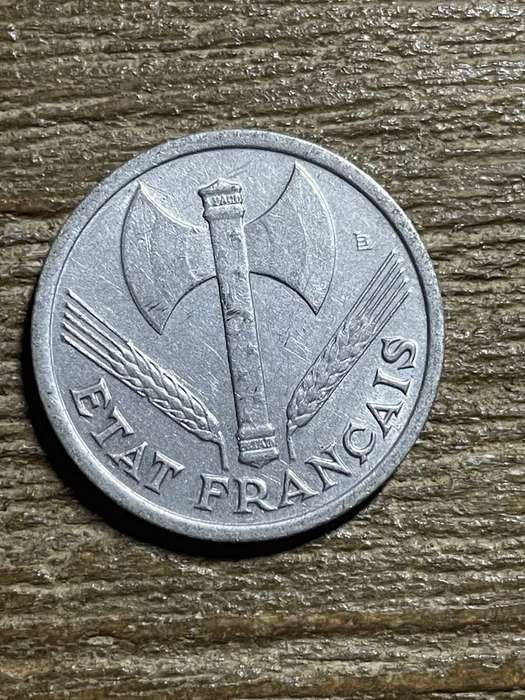 1942 *** French 1 Franc *** Aluminium coin