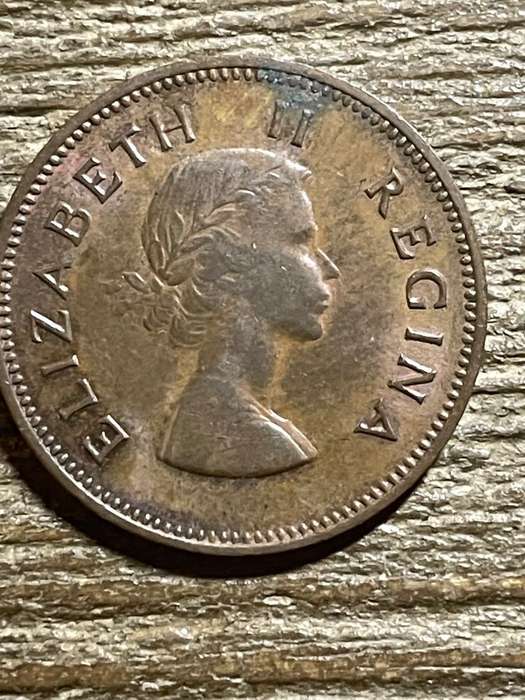 1958 *** 1/2 Penny *** vf condition