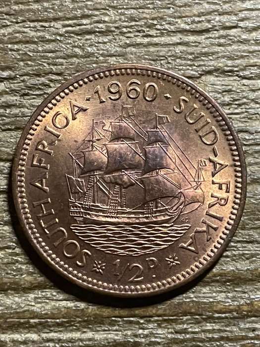 1960 *** 1/2 Penny *** unc