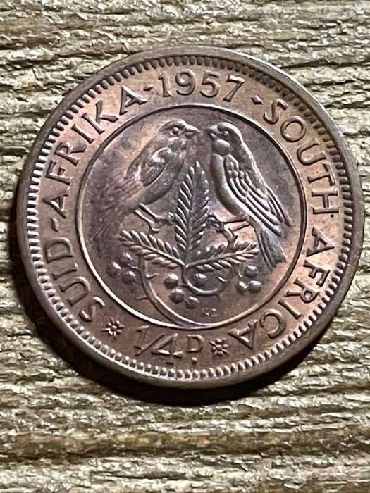 1957 *** 1/4P *** uncirculated condition