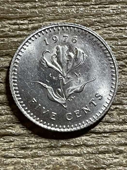 1976 *** rhodesia 5c *** old series