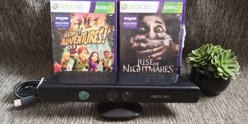 Kinect Camera+2 Games For Xbox 360 Consoles