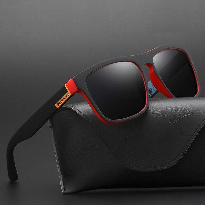 Retro Square Polarized Sunglasses - Stylish & Durable for Sports, Driving, Fishing - UV Protection,