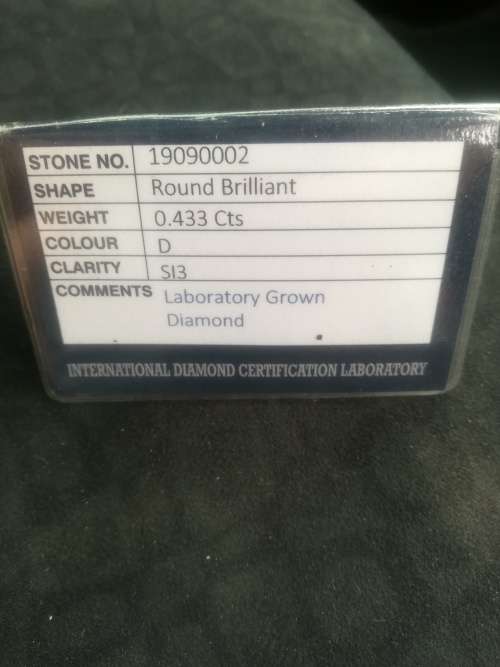 0.433 Diamond!! D Color!!