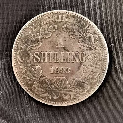 1893!! 1-Shilling!! Rare!! R1-Start!! Priceless!! Exellent Collectors item!!