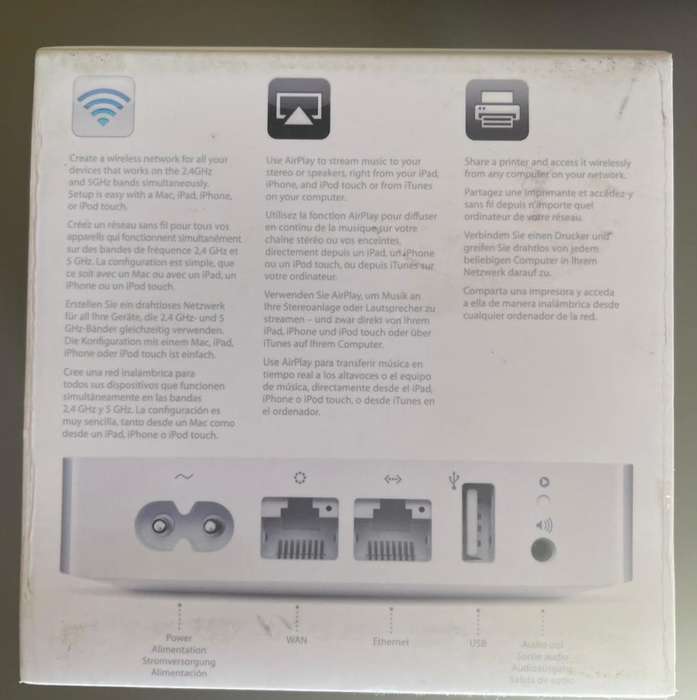 Apple Airport Express Best Airplay 2 - A1393 with Audio Aux & Optical out