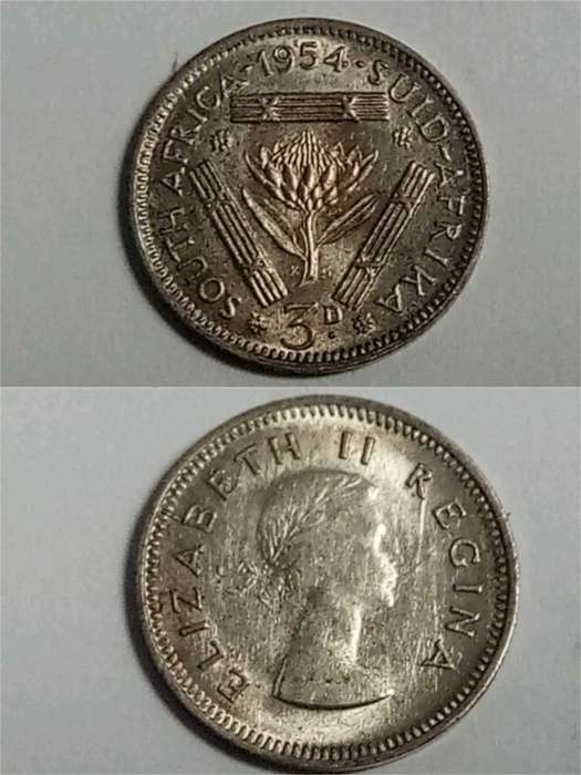 **R1 Auction**  Union 1954 Threepence