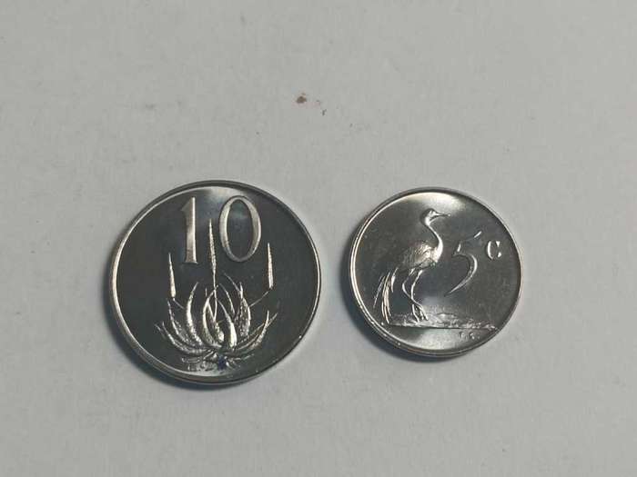 DISCOUNT!!! RSA 1965 Ten and Five Cent PROOF