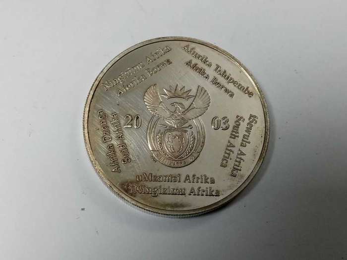 DISCOUNT!!! Silver 2003 Two Rand Owls PROOF
