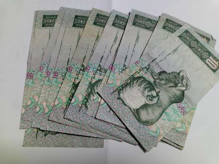 DISCOUNT!!! Ten Rand Notes CL Stals