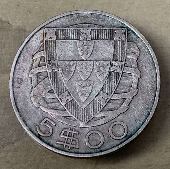 Portugal 5 Escudos 1947