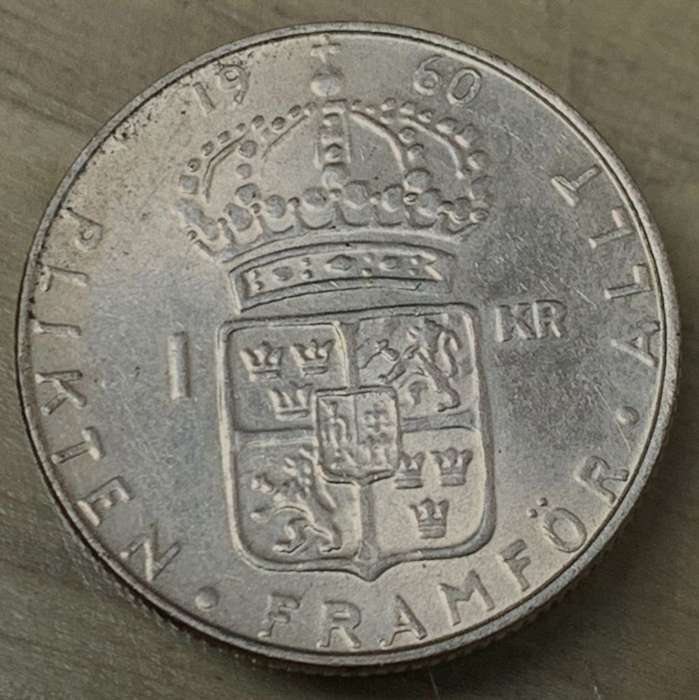 Sweden 1 Krona 1960 - Nice condition