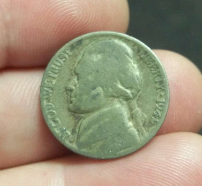 USA 5 Cents 1945