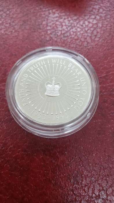 UK Coronation 40th Anniversary Silver Proof Crown