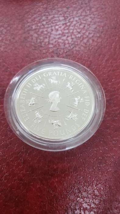 UK Coronation 40th Anniversary Silver PROOF Crown