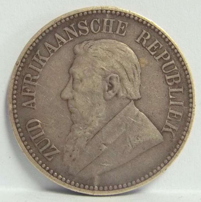 ZAR 1896 Two and a Half Shillings