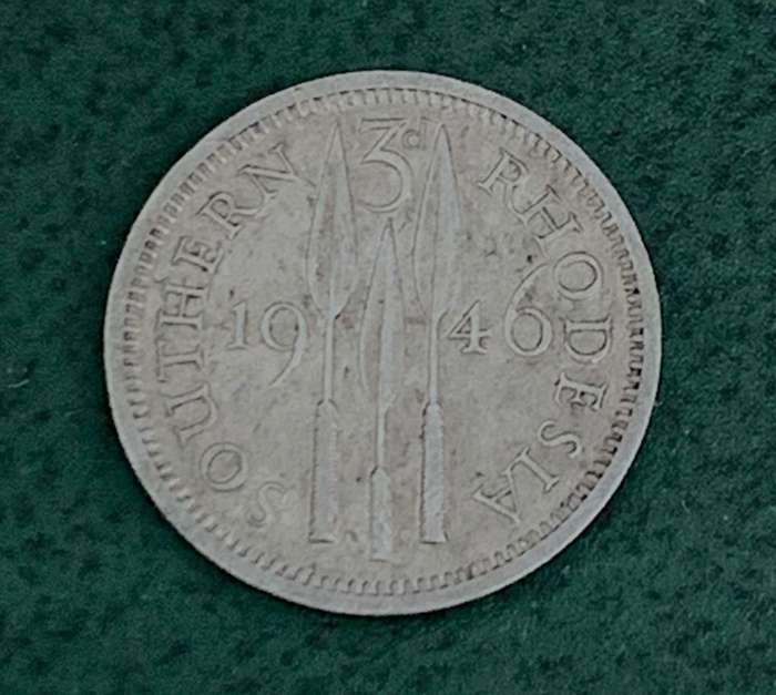 Southern Rhodesia Threepence 1946