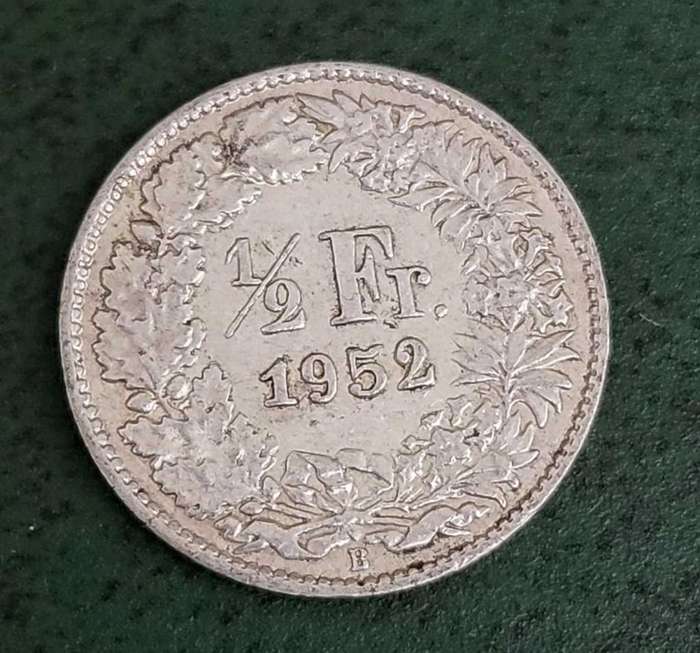 Switzerland 1/2 Franc 1952 - Great condition