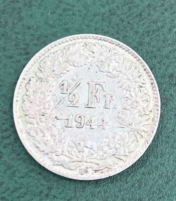 Switzerland 1/2 Franc 1944