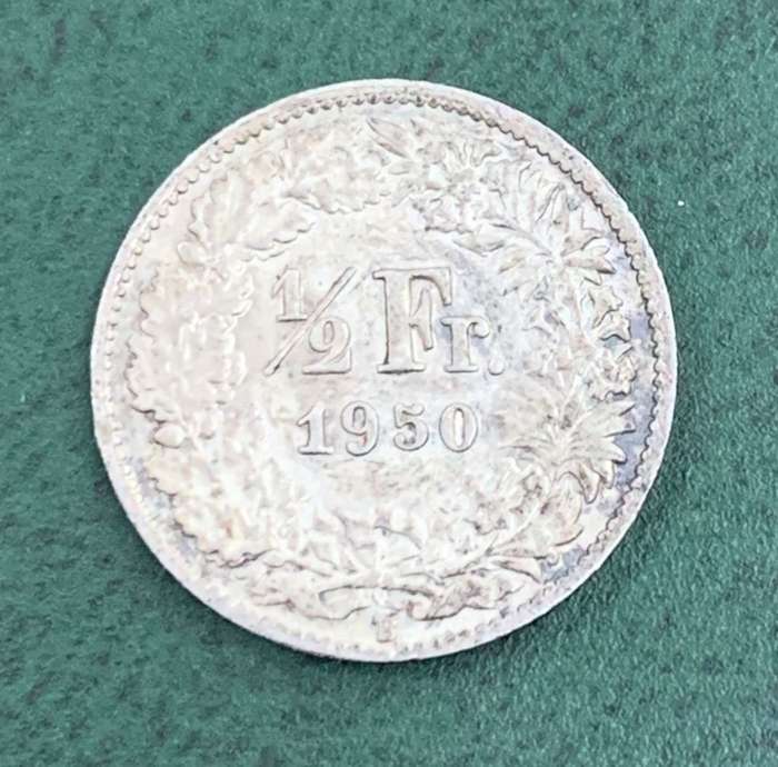 Switzerland 1/2 Franc 1950 - Great condition