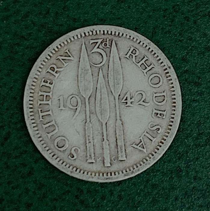 Southern Rhodesia Threepence 1942
