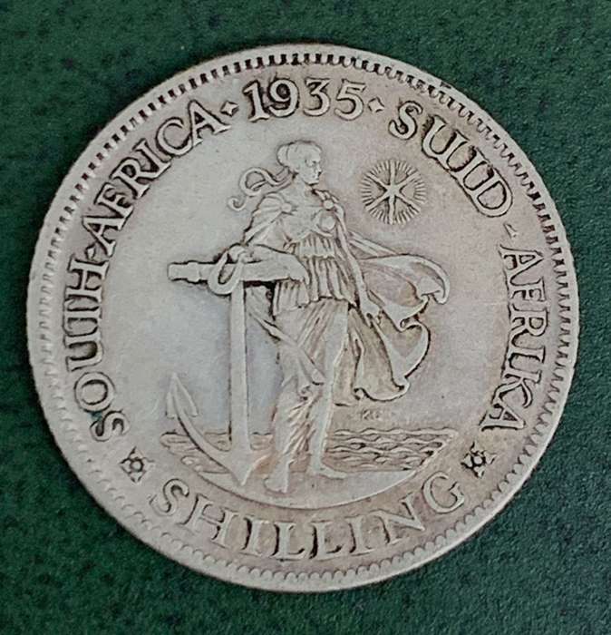 Union 1 Shilling 1935 - Nice condition