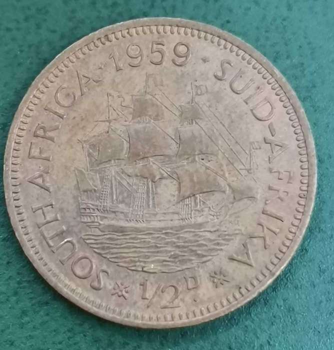 Union 1/2 Penny 1959