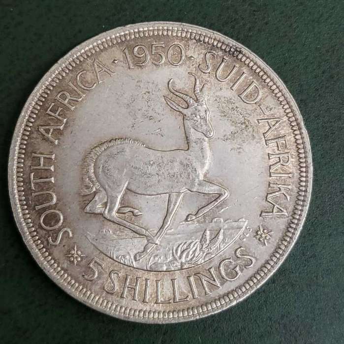 Union 5 Shilling 1950 - Nice condition