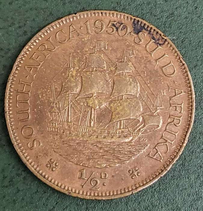 Union 1/2 Penny 1950