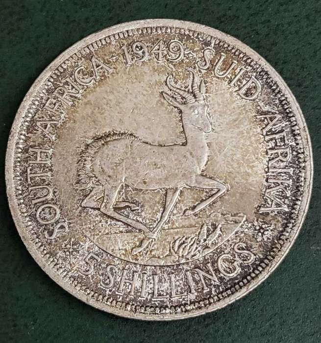 Union 5 Shillings 1949 - UNC condition