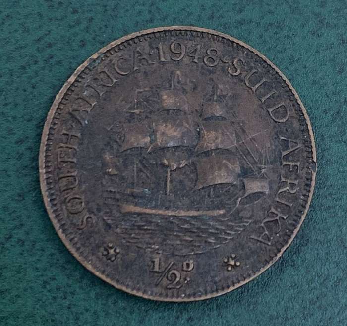 Union 1/2 Penny 1948