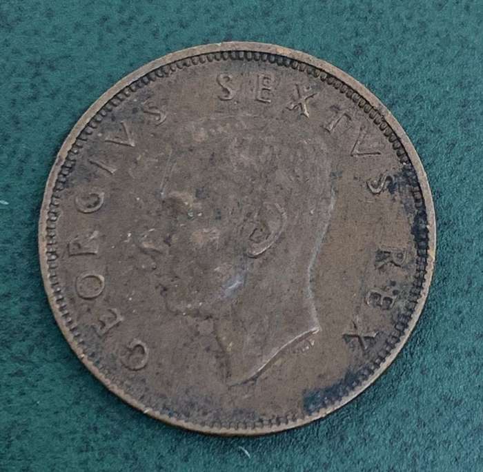 Union 1/2 Penny 1948
