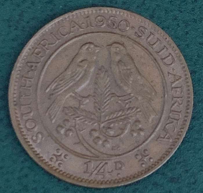 Union 1/4 Penny 1950