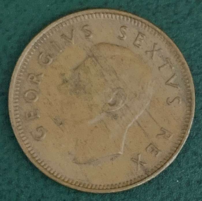 Union 1/4 Penny 1950
